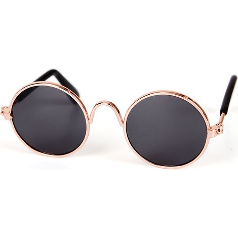 Lunettes Pour Chien 8cm Léger Métal Verres Résine AC - Accessoires Mode Pour Animaux Pour Chat Photo Déguisement (1/5)