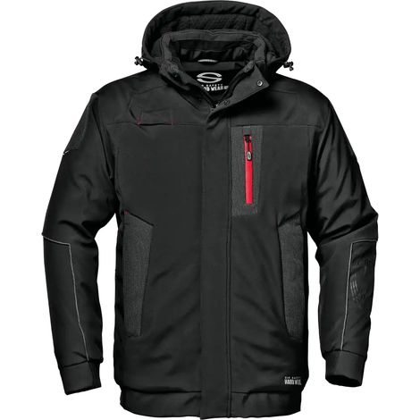 SIR SAFETY SYSTEM DOLPHIN Blouson de travail softshell coupe-vent noir Taille XS