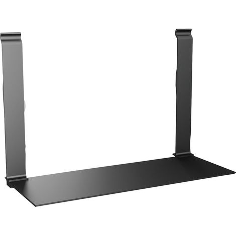Forma e Funzione Universalablage KOS, Ablage Regal Halterung, platzsparend, Aluminium, schwarz, 330x125x225 mm