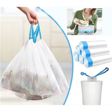 Kleiner Badezimmer-Müllbeutel, Mini-Abfalleimer, kompakter Abfallbeutel für das Badezimmer, Mehrfachpackung, kleine Größe (1/5)