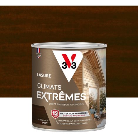 V33 Extreme Climates Tinta per legno satinato rovere scuro 12 anni 0,75 L V33