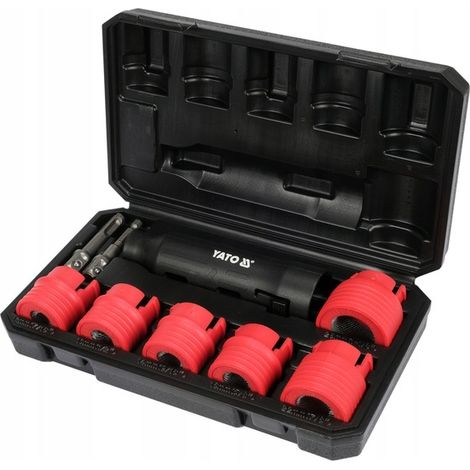 Kit de limpieza de tornillos y pasadores YATO de 9 piezas YT-25385