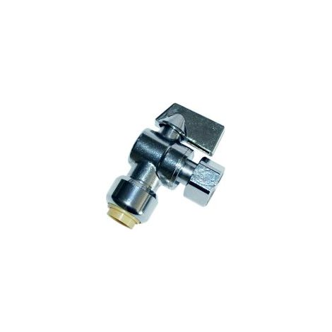 Boutté – Robinet WC équerre Toutub Ø12 femelle 12X17 – Raccord laiton à écrou mobile – Tenue en pression 16 bars – Température maxi 80 °C (1/2)