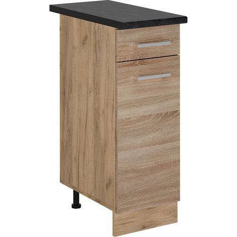Meuble cuisine R-Line, Sonoma, 30cm , PT Anthracite, Vicco