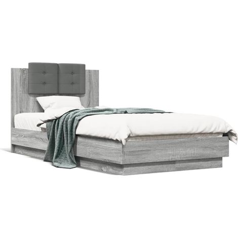 Maison Exclusive - Giroletto senza Materasso Rovere Sonoma 90x190 cm