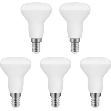 Ampoule LED R50 E14 5W, R50 LED E14 Réflecteur Équivalent Ampoule Incandescente E14 40W, Blanc Chaud 3000K 550LM, Non Dimmable, Lot de 5 [Classe énergétique F] (1/4)