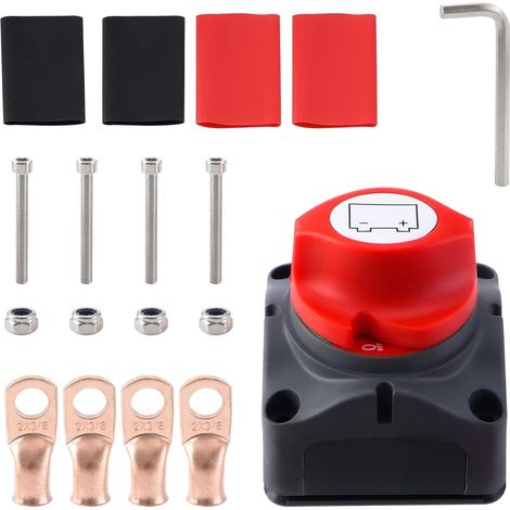 12V 24V 300A Car Battery Cut Off Switch For Boat Truck Bus Car ATV UTV (1/5)