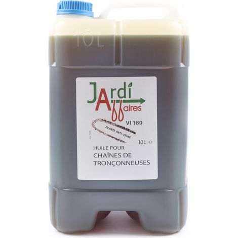 Huile de chaîne professionnelle VI 180° Jardiaffaires 10 litres