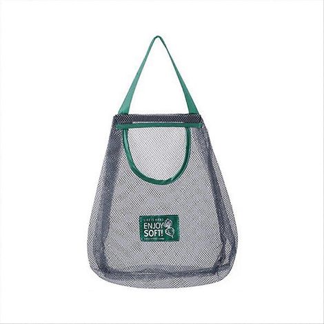 Réutilisable cuisine suspendu maille sac grande capacité Fruit rangement sans 2 (1/5)