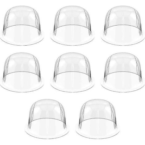 Présentoir à chapeaux en plastique blanc, lot de 8, SZRH AX (1/2)
