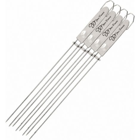 Kit di spiedini doppi in acciaio inossidabile