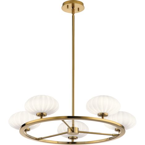 Elstead Kichler Pim Globe Suspension Plafonnier Fox Or, 3000K, IP44 (1/5)