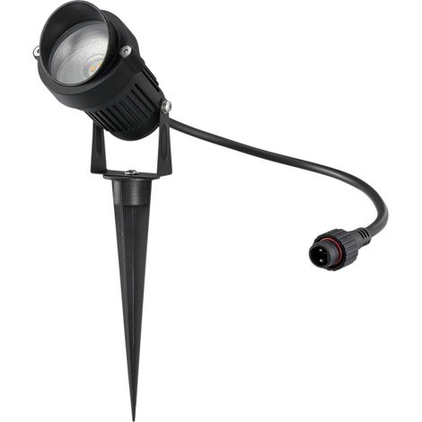 Sygonix SY-6612934  LED-Gartenleuchte   LED LED 1 W Schwarz