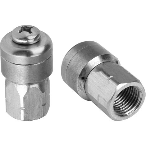 Lanceur rotatif femelle 1/4" en acier inoxydable pour nettoyage de drains, accessoire de nettoyeur haute pression