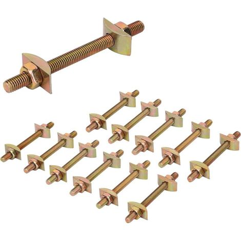 12 Pcs 100mm Raccord Plan de Travail - Boulons de Raccordement de Meubles - Vis Assemblage Meuble – pour Assembler, Serrer et Fixer (1/5)