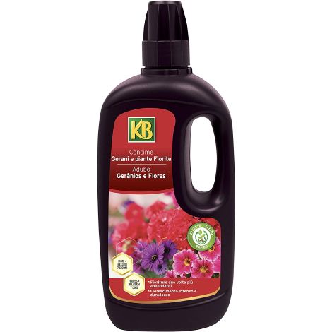 Kb engrais liquide pour ge'raniums et plantes a' fleurs a' absorption rapide