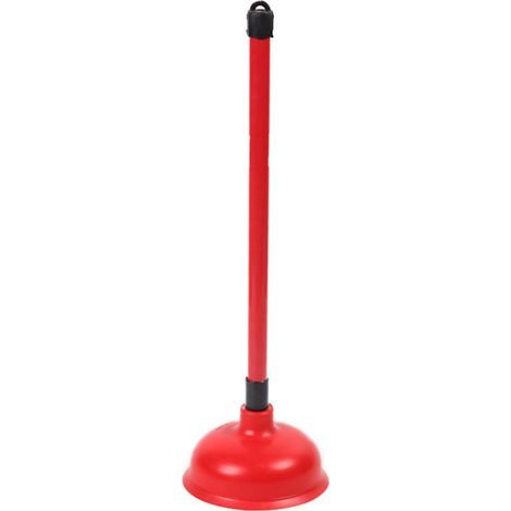 Suction Cup Unblocker Ø 15 cm - Pressure Toilet Plunger for Unblocking Drains, Sinks and Showers - Manual for Bathroom and Kitchen Pipes - Length 50 cm (1/5)