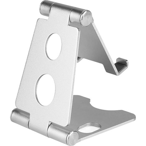 Support téléphone réglable en aluminium multi-angles, compatible iPhone, Samsung, Huawei et tous les smartphones (1/5)