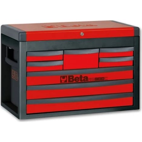 Beta RSC23C Boîte à outils avec 8 tiroirs - Rouge