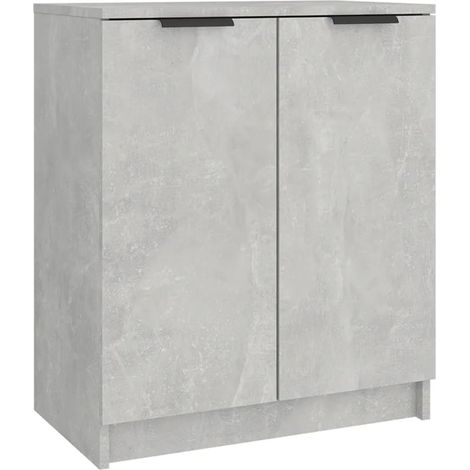Schuhschrank Betongrau 59x35x70 cm Holzwerkstoff vidaXL (1/3)