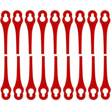 100 Stück Ersatzmesser für Florabest LIDL FRTA 20 A1, FAT 18B2, FAT 18B3 Rasenmäher