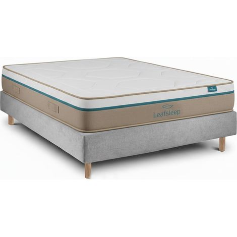 Conjunto Spring Visco e Sommier Cement - Colchão e Cama