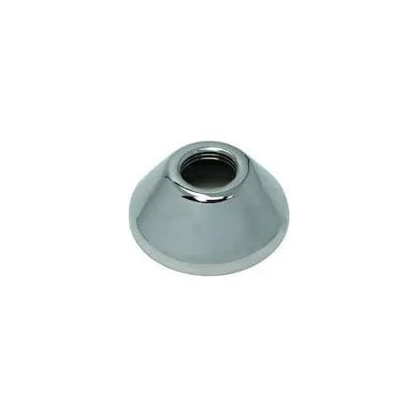Rosace chromée conique 20x27 25 mm (la paire)