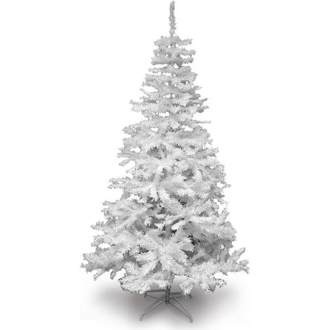 LA BOUTIQUE DE Noël - Árbol de Navidad artificial tradicional y de calidad - Árbol para decoración navideña con soporte Blanco 180 cm