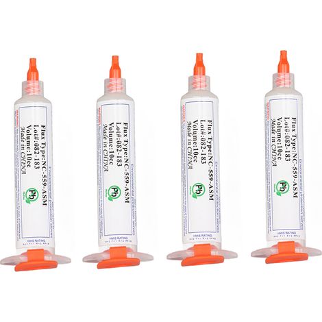 10 tubes de pâte à souder sans nettoyage (10 cc) à flux de réparation haute isolation pour téléphones et ordinateurs (BGA 559) (1/5)