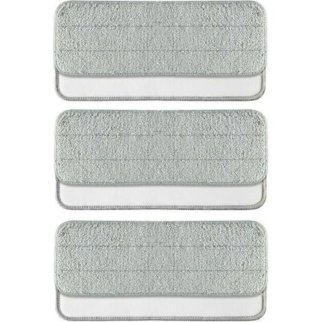 Balai-serpillère pour Xiaomi Mijia Deerma TB500 TB800, balai à eau avec tête de nettoyage rotative à 360° et chiffon en fibre de carbone et bois, lot de 6 (1/2)