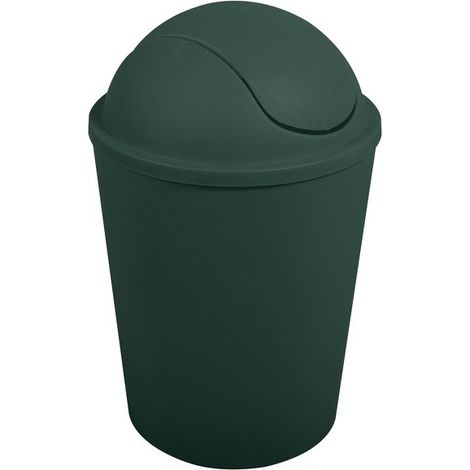 Poubelle à  bascule AKO 5,5L Vert Foncé MSV