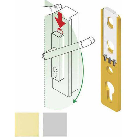 Blocca Martelline Rectangulaire Argent Bmar01 Disec