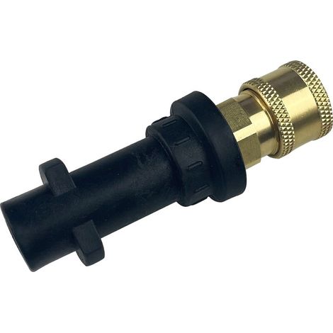 Adaptateur de Piet pour Nettoyeur Haute Pression avec raccord Femelle 1/4‘’ à Connexion Rapide Compatible avec Les nettoyeurs Haute Pression Karcher/Kärcher série K K2, K3, K4, K5, K6, K7, Lefou (1/5)