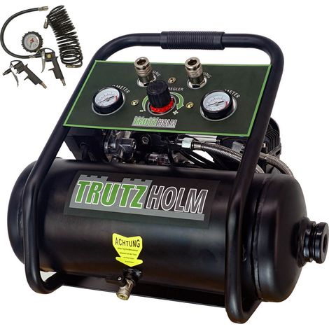 Premium Brushless Silent Flüsterkompressor 9L – leiser Kompressor 900 W, 62 dB, 8 bar inkl. Zubehör (1/5)