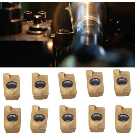 10 CNC-Fräseinsätze, aufsteckbare Schneideinsätze, bronzebeschichtete Dreheinsätze APMT1604PDER-MO2 (1/5)