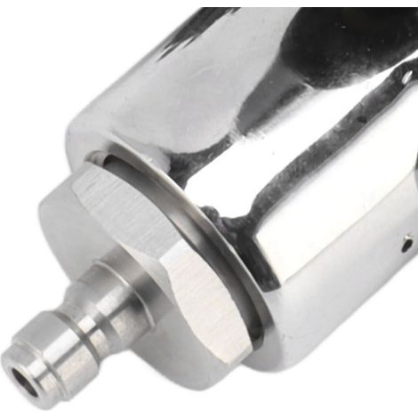 Ortviai Manomètre de pression pour bouteille de plongée 6000 psi / 400 bar, double échelle lumineuse, filetage M18x1,5, acier inoxydable (1/4)