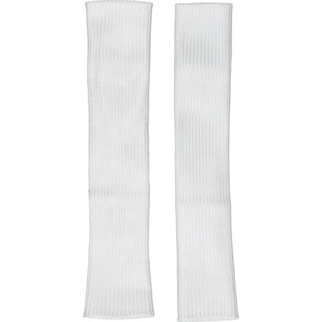 Set mit 2 weißen Fiberglas-Fingerlingen, Größe XL, Hitzeschutz beim WIG-Schweißen, isolierend und hitzebeständig