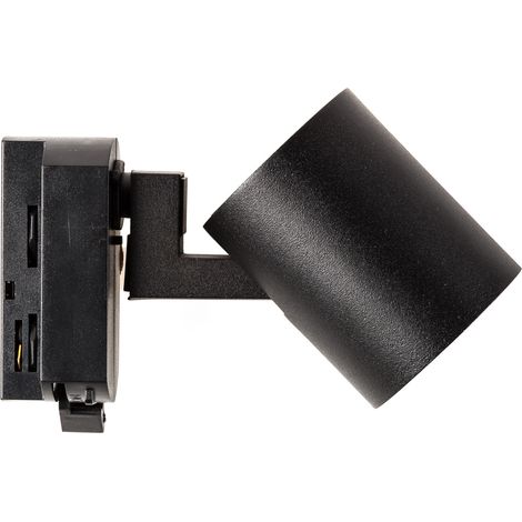 Foco Carril Monofásico "Lumiastra" 1xGU10 Negro Sin Bombilla