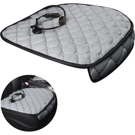 Coussin chauffant de siège de voiture électrique universel 12V Chauffage de siège Coussin de siège de voiture chauffant Tapis de voiture chauffant pour l'hiver Tapis de voiture chauffant Coussin chauf (1/4)