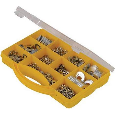 Rondelles galvanisees - assortiment de 1000 rondelles