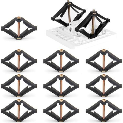 10 Pcs Switch Panel Box Repair Kit, Adjustable Wall Electrical Outlet Repair Kit, Switch Box Repair Tool, Repair Screw Support Rod (1/5)