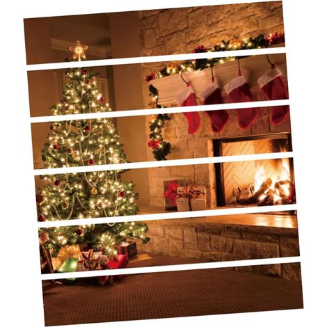 Autocollants pour Escalier Stickers Adhésifs Décoratifs de Noël avec (1/5)