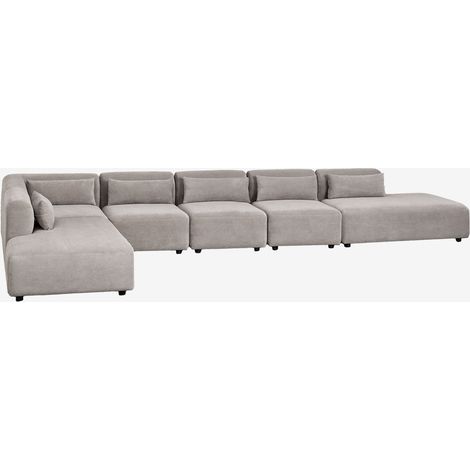 SKLUM 6-teiliges modulares Ecksofa Fogler mit Doppel-Chaiselounge                                   