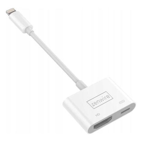 Adaptador AV Lightning HDMI Full HD para iPhone y iPad Zenwire BYL-2013TU3