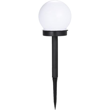 Wasserdichte Solar-LED-Lampe für den Außenbereich, Garten oder Straße, Solarpanel, kaltweißes Kugellicht, 1 Stück (1/5)