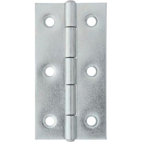 Boîte de 24 charnières 5005 2 50x30mm galvanisées