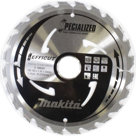 Makita EFFICUT lama per sega legno 185 x 30 x 24Z - E-08682