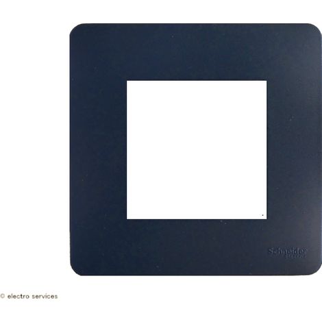 Plaque Schneider Unica Studio 1 Poste Finition: Anthracite