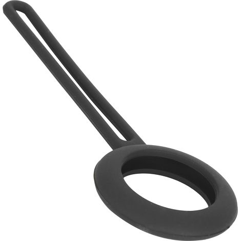 Schutzhülle aus Silikon mit Schnalle, kratzfeste, tragbare Hülle für iOS Locator (schwarz) (1/5)