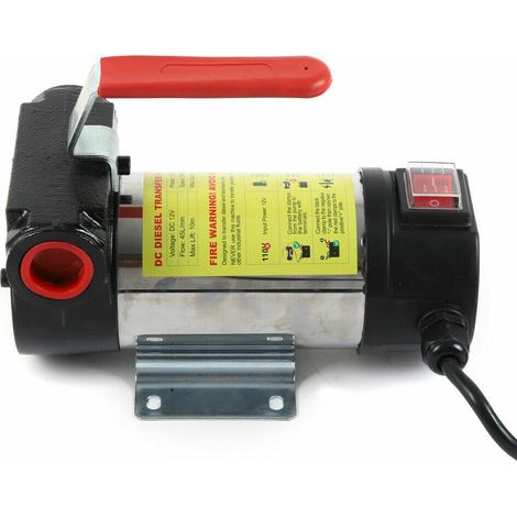 50l/min Dieselpumpe Heizölpumpe selbstansaugend Mit Automatik Pistole Ölpumpe Ölabsaugpumpe 12V 175W(PVC Auslassschlauch) (1/5)